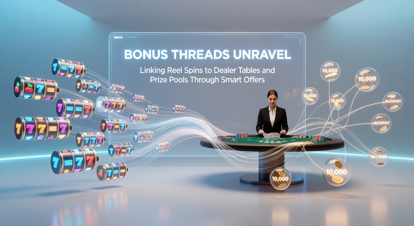 Dynamic screenshot of an online casino dashboard showing bonus progress bars connecting slot wins to live dealer lobbies and jackpot meters